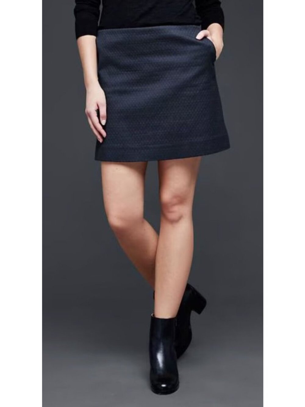 Gap True Indigo Jacquard A-line Mini Skirt - Size 16, NWT